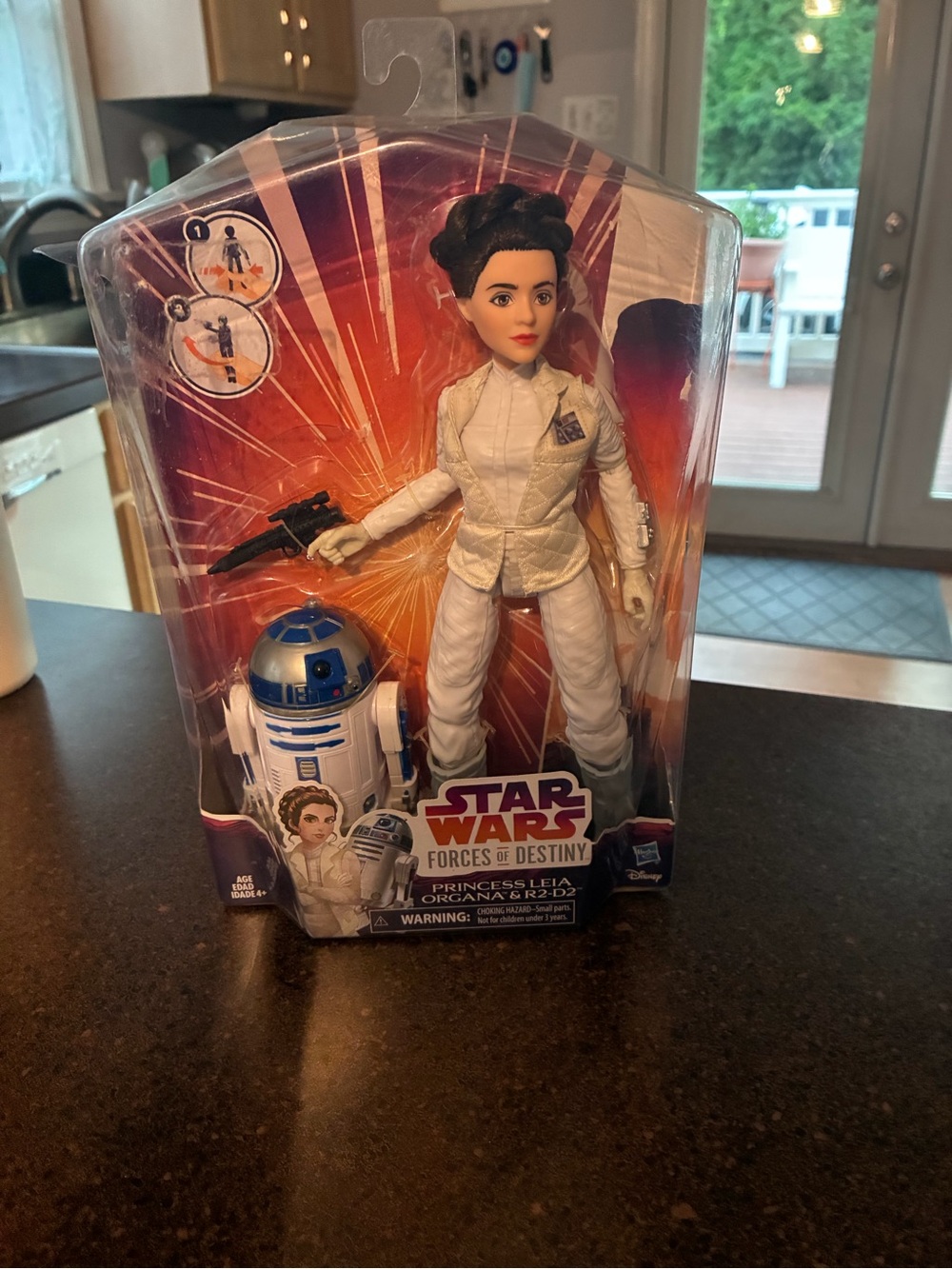 Disney Star Wars Princess Leia & R2-D2 Figure Set - White, Blue
